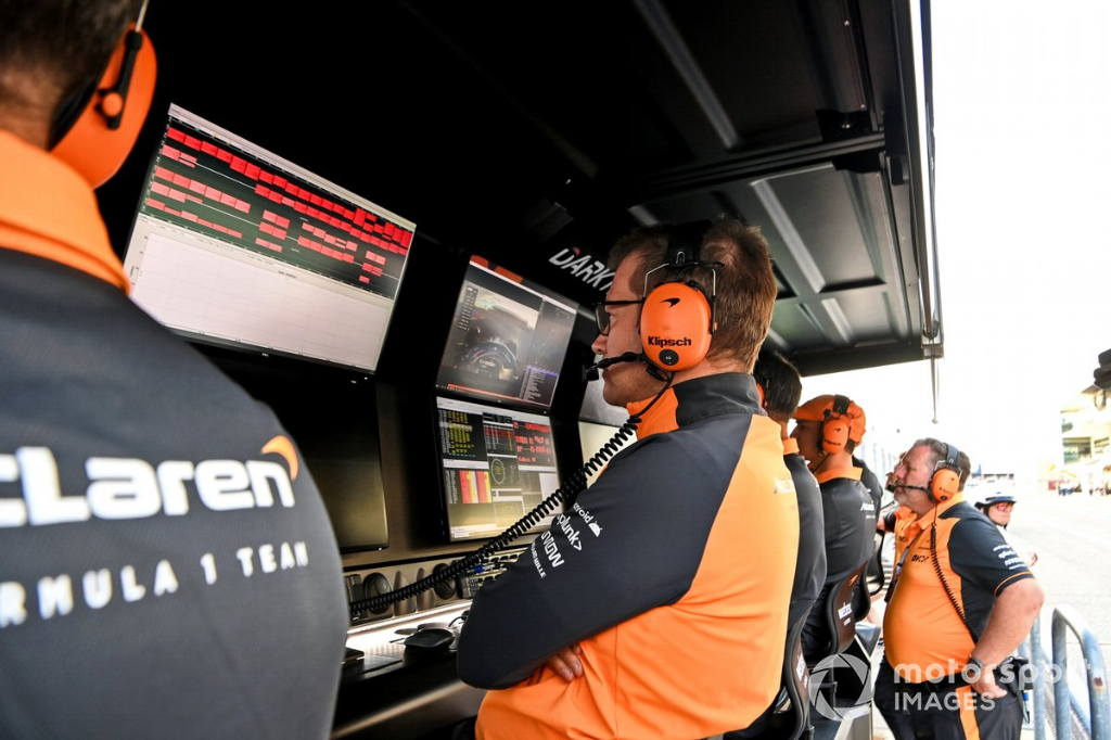 Team working with live timing data